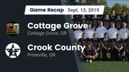 Recap: Cottage Grove  vs. Crook County  2019