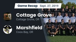Recap: Cottage Grove  vs. Marshfield  2019