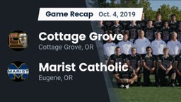 Recap: Cottage Grove  vs. Marist Catholic  2019