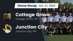 Recap: Cottage Grove  vs. Junction City  2022