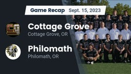 Recap: Cottage Grove  vs. Philomath  2023