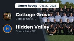 Recap: Cottage Grove  vs. Hidden Valley  2023