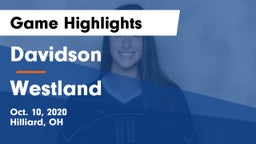 Davidson  vs Westland  Game Highlights - Oct. 10, 2020