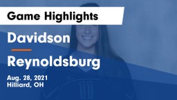 Davidson  vs Reynoldsburg  Game Highlights - Aug. 28, 2021