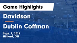 Davidson  vs Dublin Coffman  Game Highlights - Sept. 9, 2021