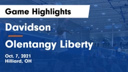 Davidson  vs Olentangy Liberty  Game Highlights - Oct. 7, 2021