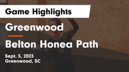 Greenwood  vs Belton Honea Path  Game Highlights - Sept. 5, 2023