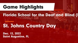 Florida School for the Deaf and Blind (FSDB) vs St. Johns Country Day Game Highlights - Dec. 12, 2022