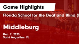 Florida School for the Deaf and Blind (FSDB) vs Middleburg  Game Highlights - Dec. 7, 2023