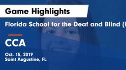 Florida School for the Deaf and Blind (FSDB) vs CCA Game Highlights - Oct. 15, 2019