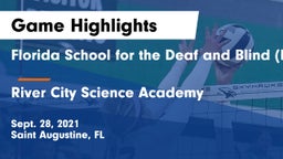 Florida School for the Deaf and Blind (FSDB) vs River City Science Academy Game Highlights - Sept. 28, 2021