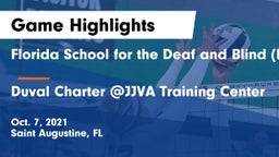Florida School for the Deaf and Blind (FSDB) vs Duval Charter @JJVA Training Center Game Highlights - Oct. 7, 2021