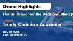 Florida School for the Deaf and Blind (FSDB) vs Trinity Christian Academy Game Highlights - Oct. 18, 2021