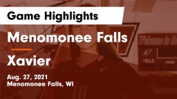 Menomonee Falls  vs Xavier  Game Highlights - Aug. 27, 2021