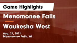 Menomonee Falls  vs Waukesha West  Game Highlights - Aug. 27, 2021