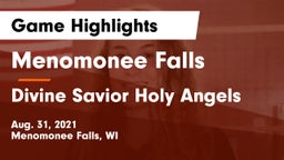 Menomonee Falls  vs Divine Savior Holy Angels Game Highlights - Aug. 31, 2021