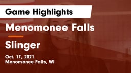 Menomonee Falls  vs Slinger  Game Highlights - Oct. 17, 2021