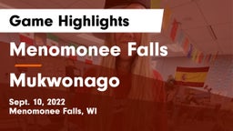 Menomonee Falls  vs Mukwonago  Game Highlights - Sept. 10, 2022