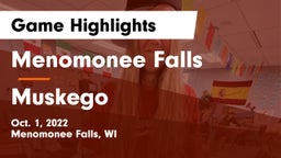 Menomonee Falls  vs Muskego  Game Highlights - Oct. 1, 2022