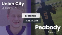 Matchup: Union City High vs. Peabody  2018