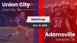 Matchup: Union City High vs. Adamsville  2018