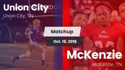 Matchup: Union City High vs. McKenzie  2018