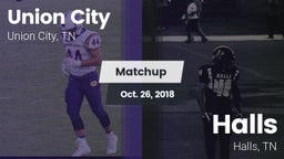 Matchup: Union City High vs. Halls  2018
