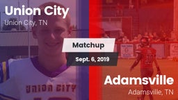 Matchup: Union City High vs. Adamsville  2019