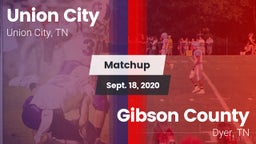 Matchup: Union City High vs. Gibson County  2020