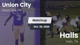 Matchup: Union City High vs. Halls  2020