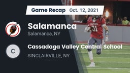 Recap: Salamanca  vs. Cassadaga Valley Central School 2021