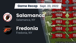 Recap: Salamanca  vs. Fredonia  2022