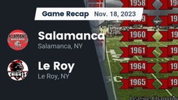 Recap: Salamanca  vs. Le Roy  2023