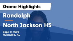 Randolph  vs North Jackson HS Game Highlights - Sept. 8, 2022