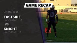 Recap: Eastside  vs. Knight  2016