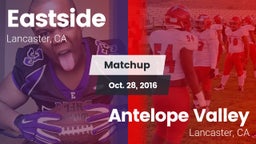 Matchup: Eastside vs. Antelope Valley  2016