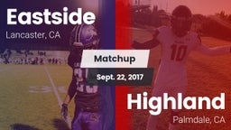 Matchup: Eastside vs. Highland  2017