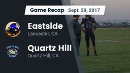Recap: Eastside  vs. Quartz Hill  2017