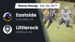 Recap: Eastside  vs. Littlerock  2017