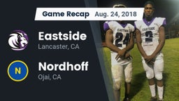 Recap: Eastside  vs. Nordhoff  2018