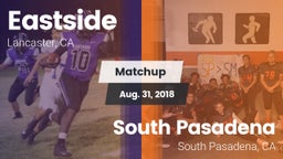 Matchup: Eastside vs. South Pasadena  2018