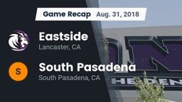 Recap: Eastside  vs. South Pasadena  2018