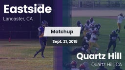 Matchup: Eastside vs. Quartz Hill  2018