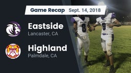 Recap: Eastside  vs. Highland  2018