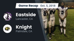 Recap: Eastside  vs. Knight  2018