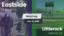 Matchup: Eastside vs. Littlerock  2018