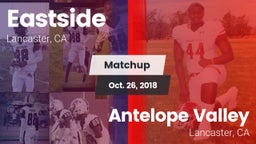Matchup: Eastside vs. Antelope Valley  2018