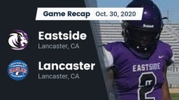 Recap: Eastside  vs. Lancaster  2020