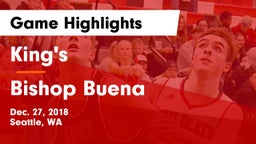 King's  vs Bishop Buena  Game Highlights - Dec. 27, 2018