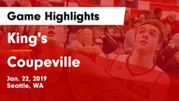 King's  vs Coupeville  Game Highlights - Jan. 22, 2019